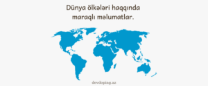 dunyada nece olke var 2020