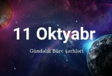 11 oktyabr 2020 gundelik burcler