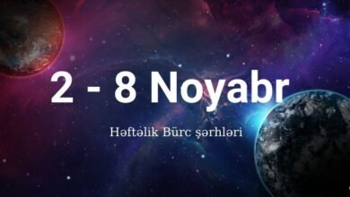 2 - 8 Noyabr 2020 heftelik burcler